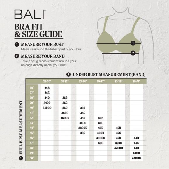 NEW Bali Comfort U-Back Bra - Picture 12 of 12